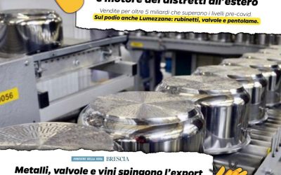 Vola l’export di Lumezzane