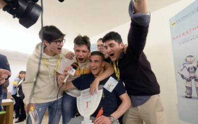 Complimenti ai ragazzi del Primo Levi di Lumezzane per la vittoria dell’hackaton Da Vinci 4.0 del Giornale di Brescia