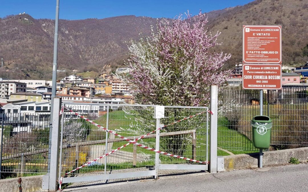 Ecco come si presentano parchi e giardini di Lumezzane dopo la mia ordinanza di ieri