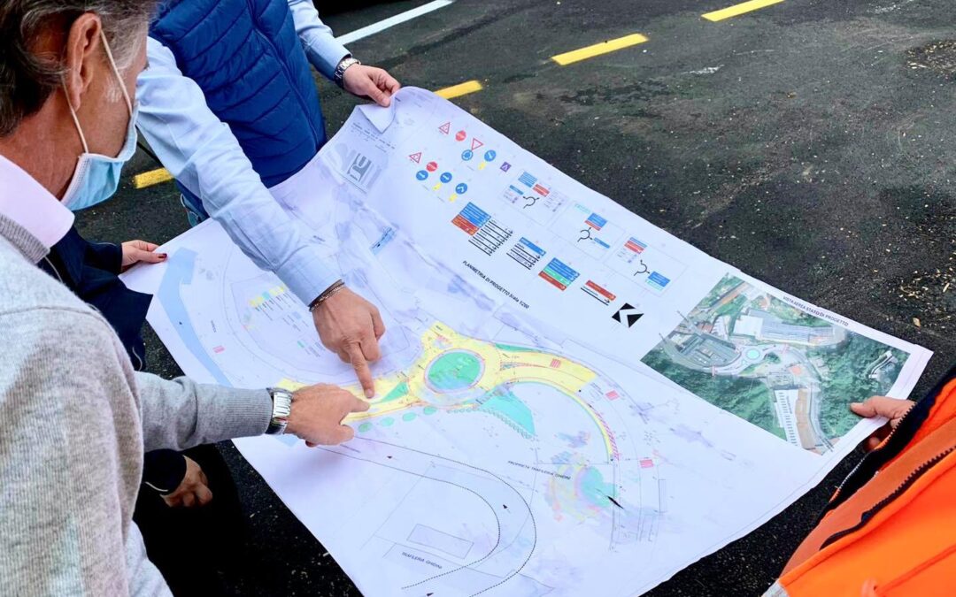Prende forma la nuova mega-rotonda di Lumezzane