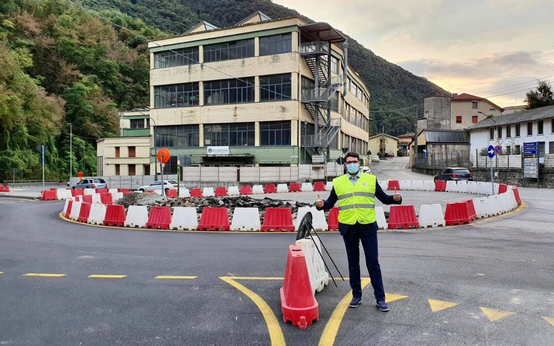 Proseguono lavori della nuova Mega-rotonda di Lumezzane