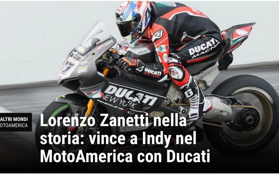 Congratulazioni a Lorenzo Zanetti per la sua vittoria in MotoAmerica