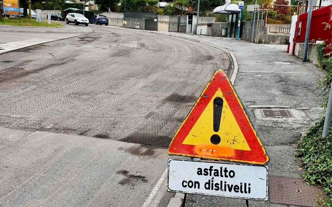 Proseguono i lavori per nuovi asfalti a Lumezzane