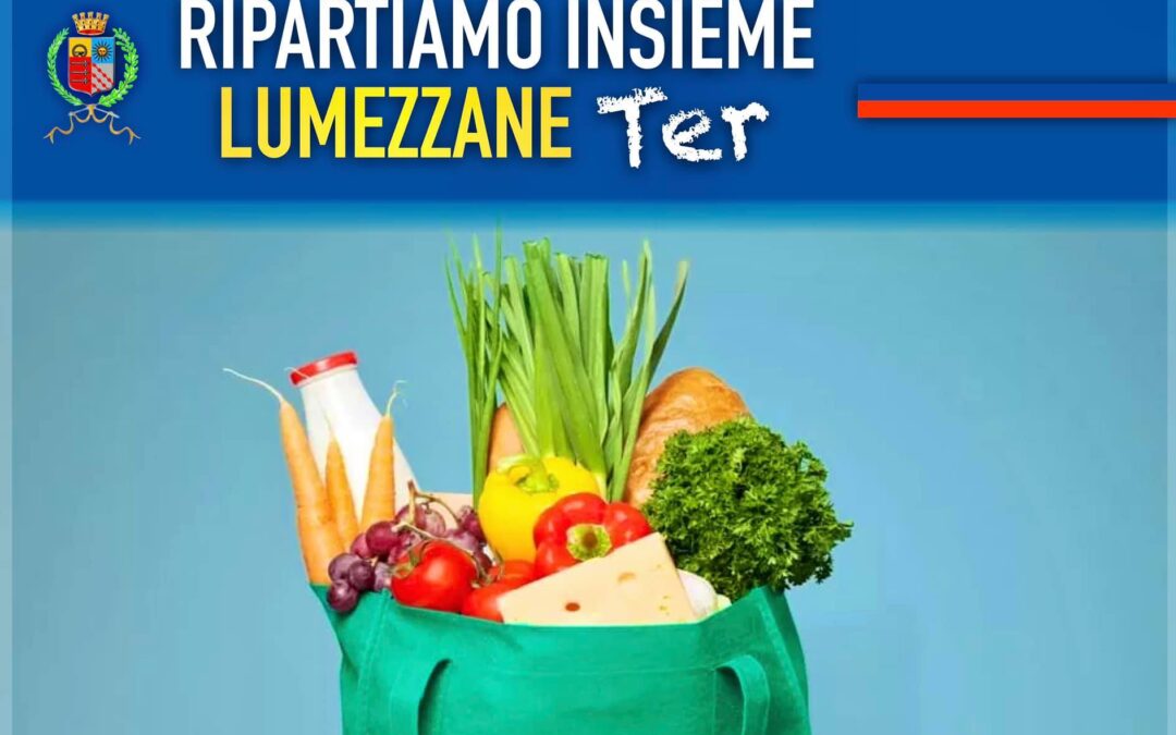 Nuova edizione dei buoni spesa per cittadini di Lumezzane