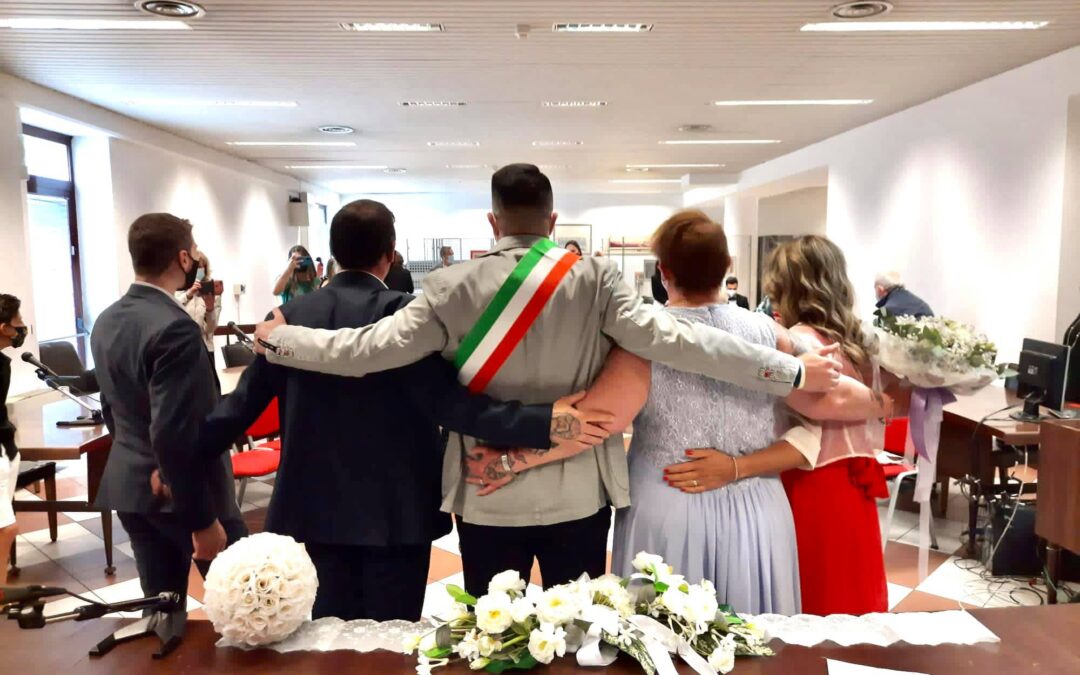 Congratulazioni a Nadia e Ruggero, neo-sposi a Lumezzane!
