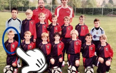 Il cantante Blanco ai tempi delle giovanili nel Lumezzane calcio