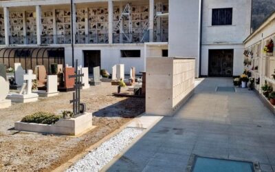 Proseguono i lavori di riqualificazione del cimitero unico