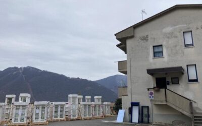 Lavori svolti sugli appartamenti popolari nella palazzina in via Strada Vecchia