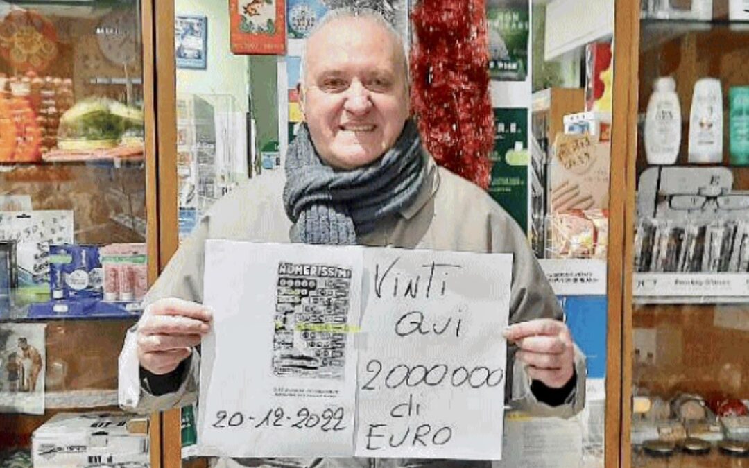Vinti ben 2 milioni alla tabaccheria Bertoli di Lumezzane