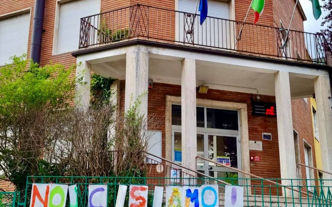 Ecco alcuni scatti dei lavori alla Scuola “Caduti”