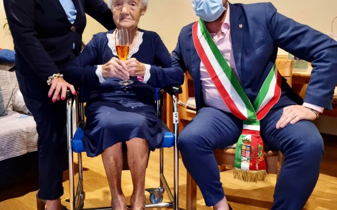Tanti auguri alla centenaria Rosa “del mulì”!!!
