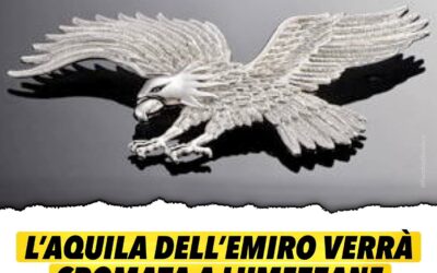 L’aquila di un emiro verrà cromata a Lumezzane