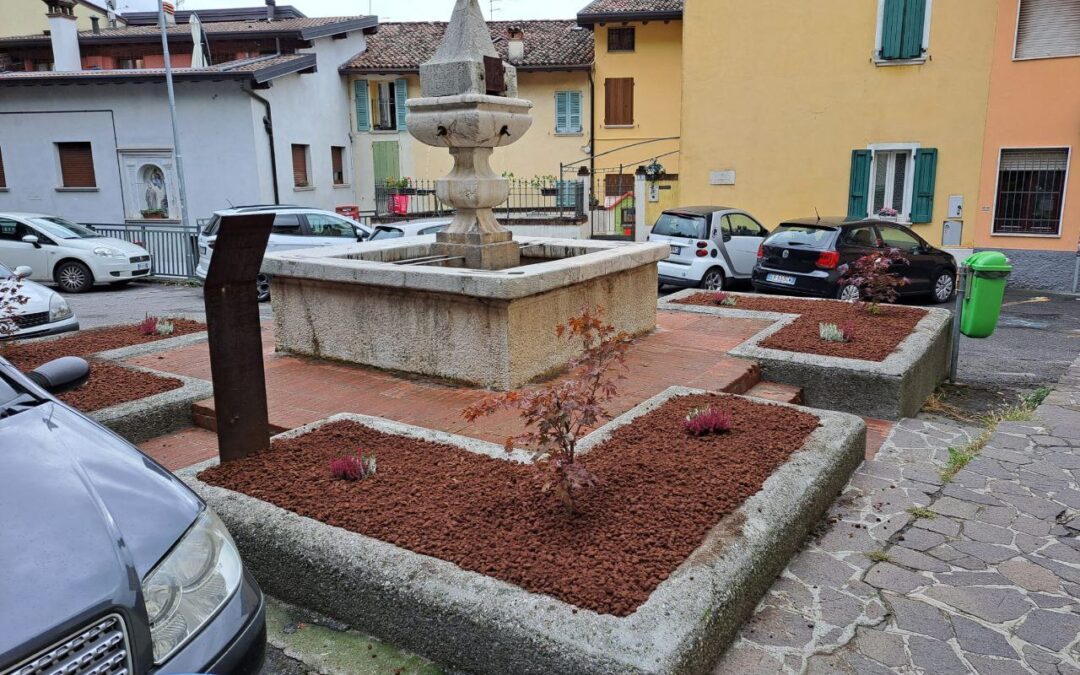 Conclusi i lavori di riqualificazione della fontana in località Pieve