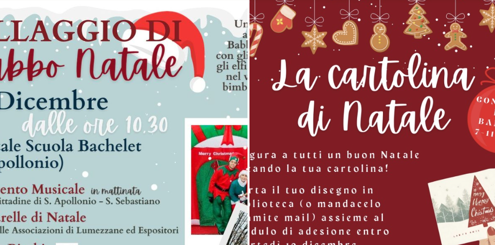 Ultime disponibilità per i nostri eventi e concorsi di Natale