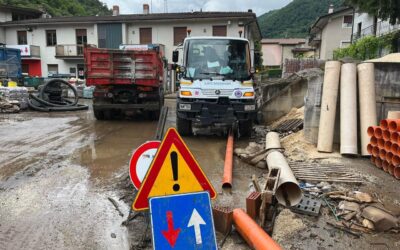Grazie ai volontari di Protezione Civile di Lumezzane per gli interventi a causa del maltempo