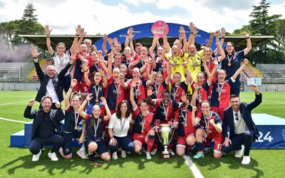 Congratulazioni alle calciatrici del Lumezzane per la vittoria della Coppa Italia
