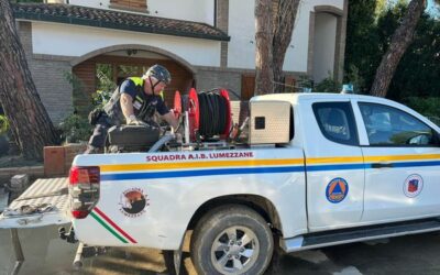 Omaggio ai volontari di Protezione Civile di Lumezzane in supporto alle popolazioni alluvionate in Emilia-Romagna