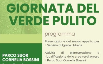 Appuntamento per la Giornata del verde pulito