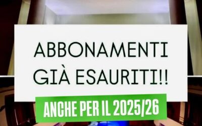 Esauriti in 48 ore gli abbonamenti per la stagione dell’Odeon di Lumezzane