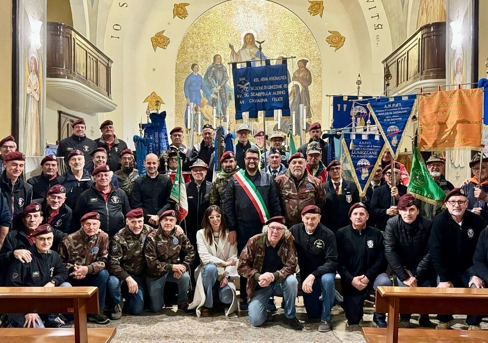 Celebrazioni di San Michele patrono dei Parà insieme al Nucleo Paracadutisti di Lumezzane