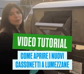 Video tutorial per aprire i nuovi cassonetti a Lumezzane