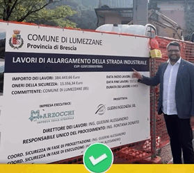 Aggiornamento dei lavori di allargamento per via Ruca a Lumezzane