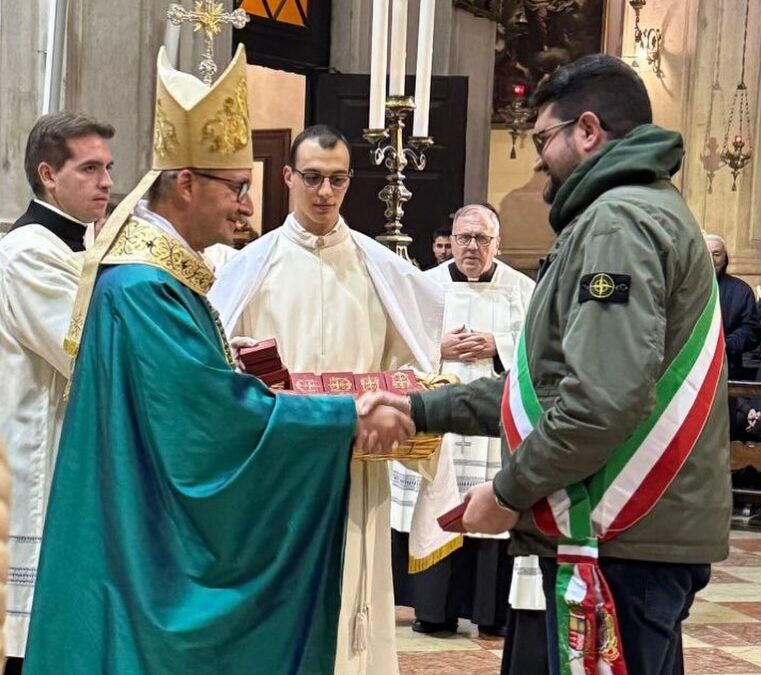 Incontro con il Vescovo Tremolada in occasione del Giubileo dei Sindaci